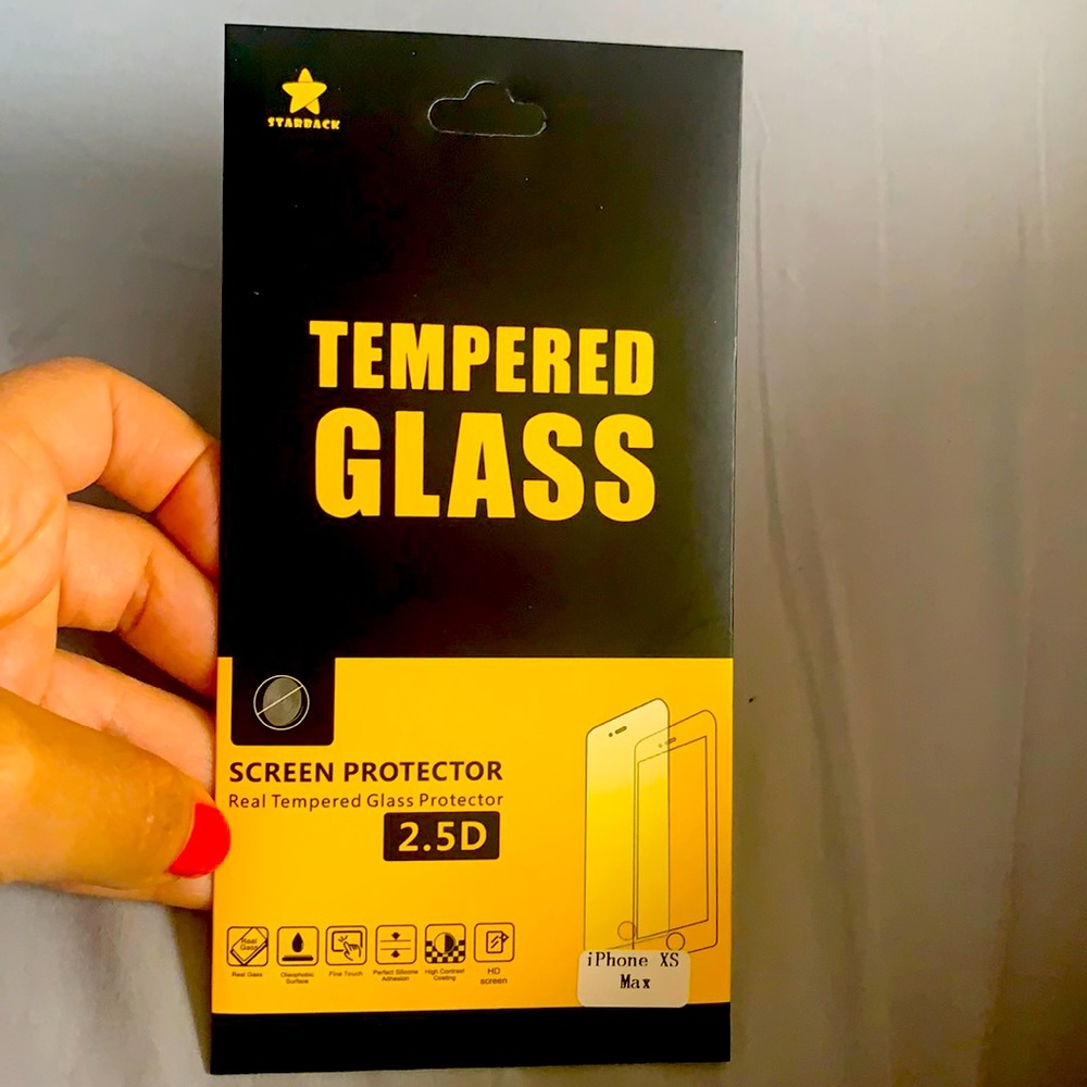 iPhone XS Max Tempered Glass Screen Protector 2.5D